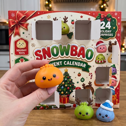 SnowBao unboxing, orange squishy
